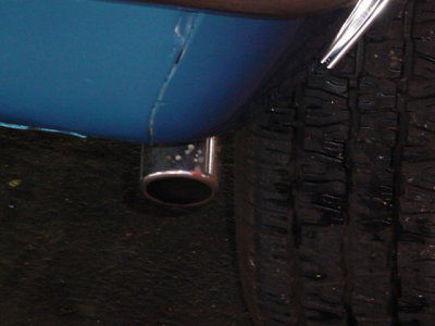 1967 Z-28 right tail pipe