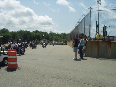 pulling in to the Seekonk parking