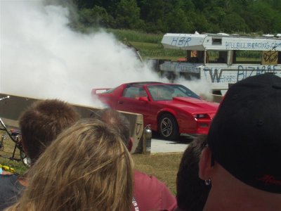 The burnout pit - Go Jim!