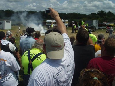 The burnout pit - Go Jim!!!!