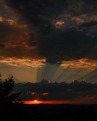 Autun sunset