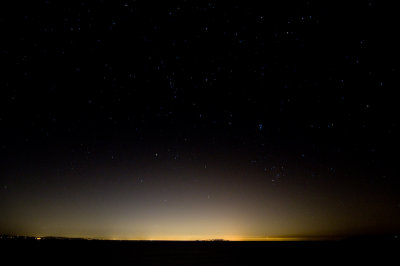 Light pollution from LA (40 miles away)