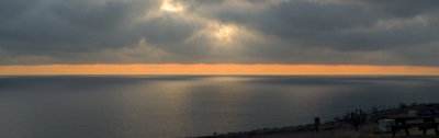 Cloudy Sunrise Panorama
