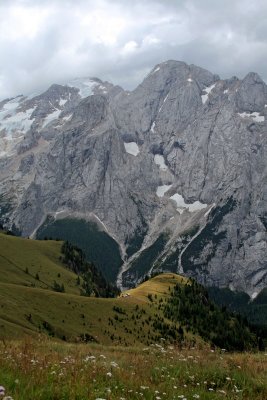 the north face of the glacier.