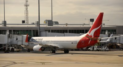 Qantas Flight to Alice Springs