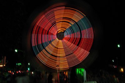 Whirling ride at the fair