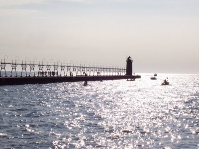 famous South Haven lighthouse