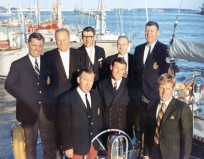 1967 SORC crew, RED JACKET, 40' C&C custom , built by Bruckmann