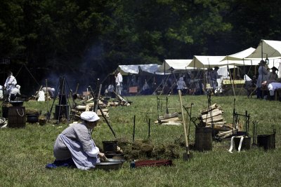 In the Colonial camp