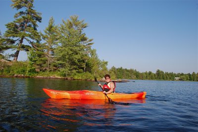 Out in the new Kayak! - Love it Dirigo 120