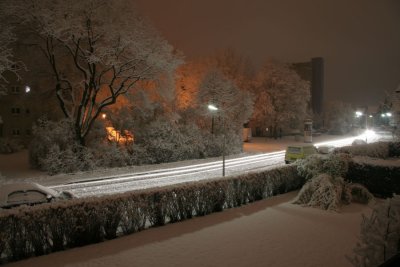 snowy, snowy night.....