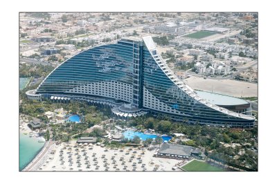  Jumeirah Beach Hotel  from the restaurant of the Burj Al Arab