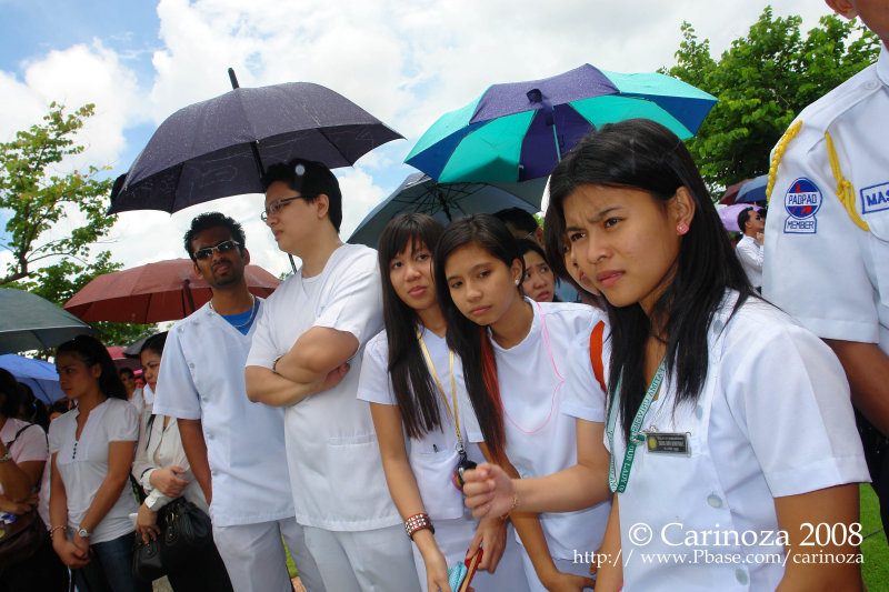 Sympathizers from Our Lady of Fatima University (OLFU)