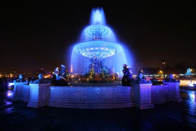 LA CONCORDE IN BLUE, NIGHT AND DAYLIGHT