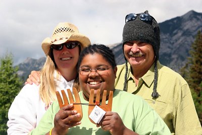 Coach Laura, Coach Sharon and Coach Keith