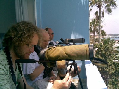 Seawatching from the Hotel Lades