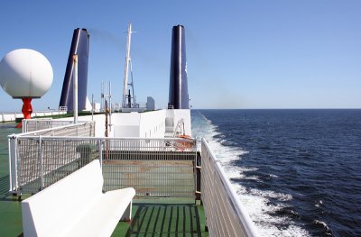 Ferry heading south from Port aux Basques, Newfoundland to North Sydney, Nova Scotia
