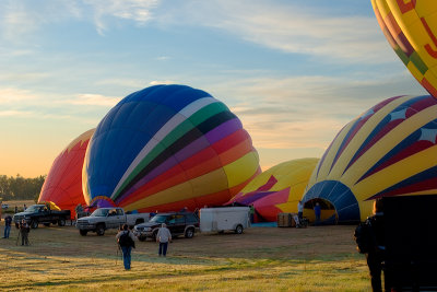 Balloonrise At Sunrise
