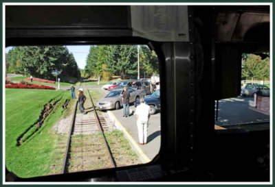 View of the problem from the cab.