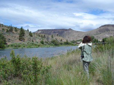 Sharon at Lower Deschutes River
