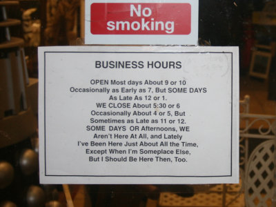 Business Hours, sort of...