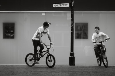 July 7  2008:  Young Lads on their Bikes