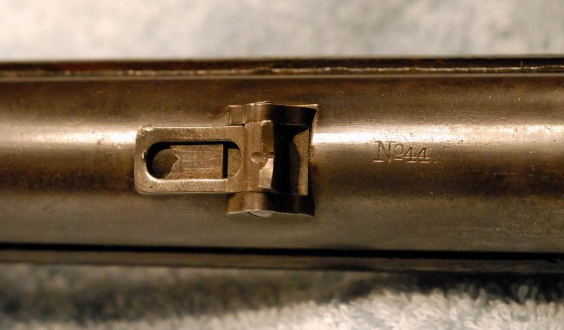 Rear Barrel Sight Top View