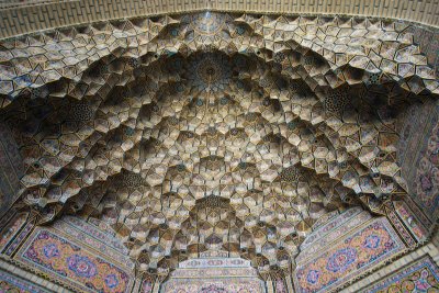 Pink Mosque/ceiling detail