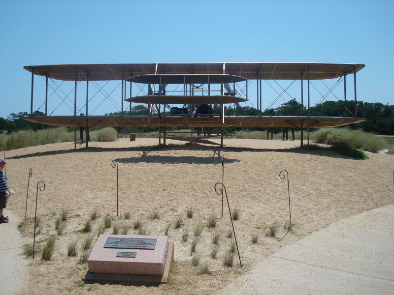 Wright brothers plane memorial