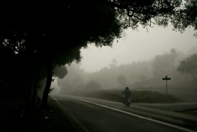 Riding Through The Mist