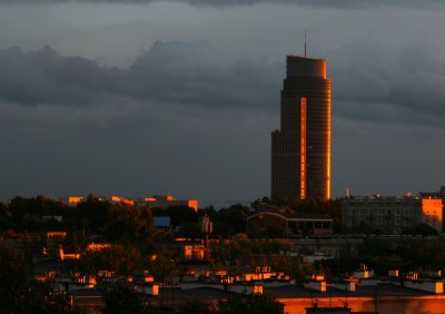 sunset from my window