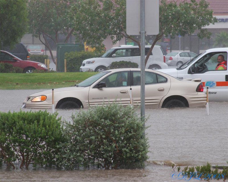 Rain in Ridgecrest CA, July 20, 2008