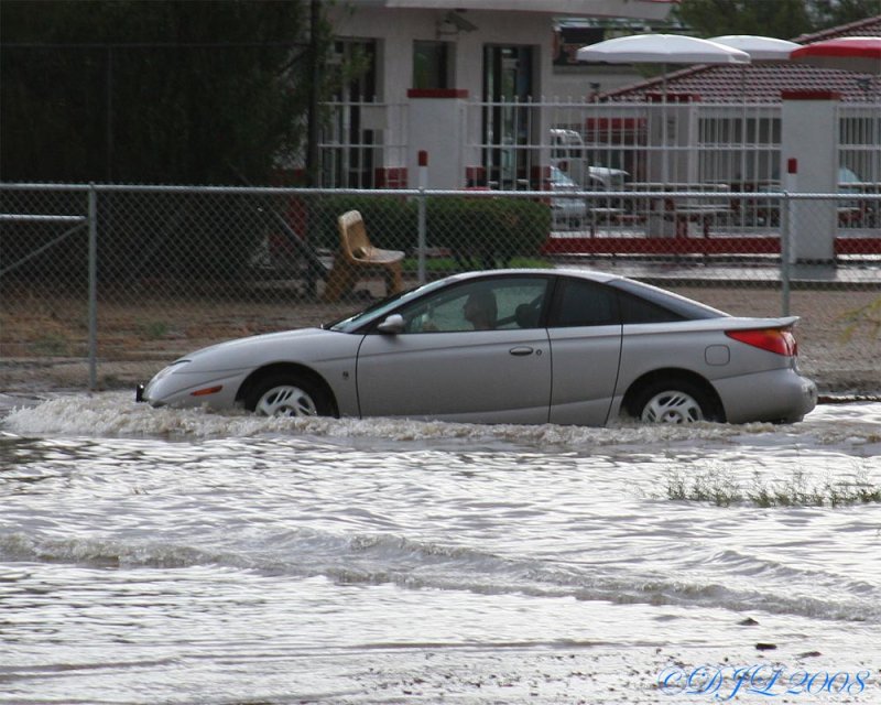 Rain in Ridgecrest CA, July 20, 2008