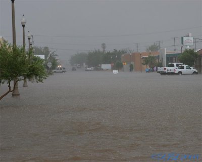 Rain in Ridgecrest CA, July 20, 2008