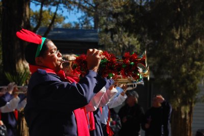 Trumpet section - holiday parade