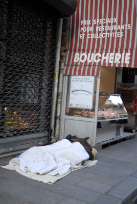 October 2006 - Homeless rue Rambuteau 75003