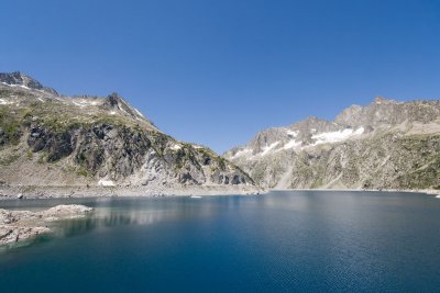 Across the dam