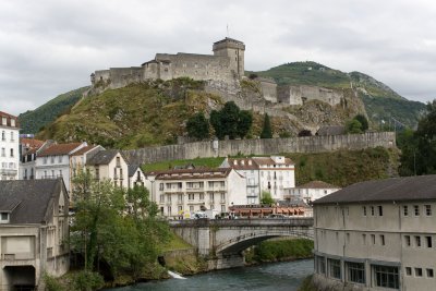The castle in Lourdes