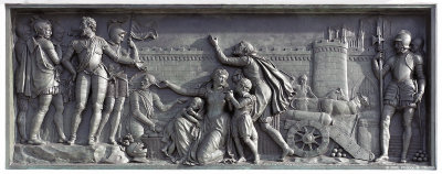 Pedestal statue Henri IV (detail)
