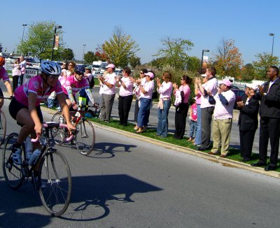 Tim Crossing Finish Line