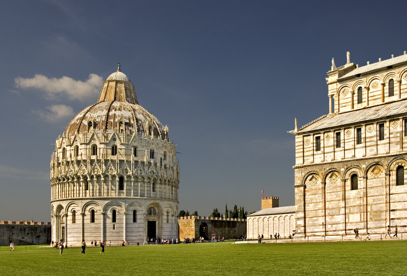 Pisa - Baptistery + Duomo