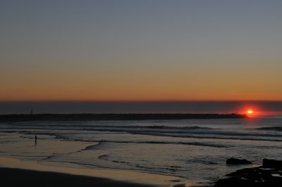 Fishing at dawn
