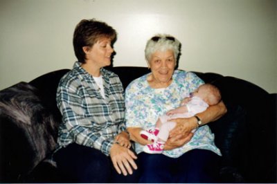 Debbie, Delaney & Mother 1996