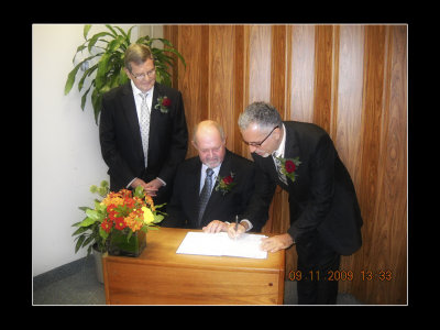 2009 - Ross, Ken & John - Marriage day