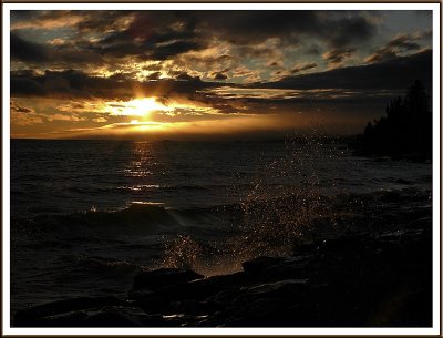 November 02 - Sunset on Lake Superior