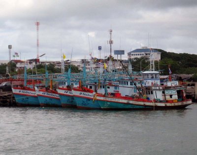 Fishing boats at Ban Phe