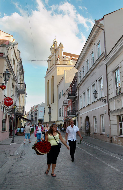 Lithuania, Vilnius, Pilies street