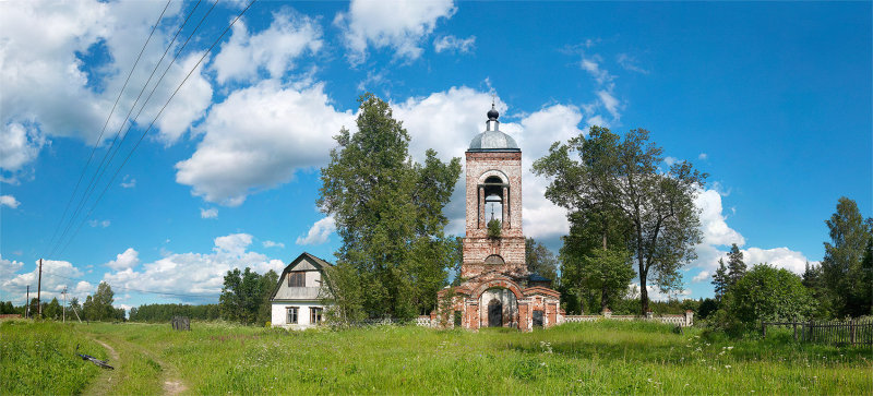 Vladimir region, church in Novy Spas village