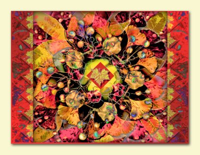 Autumn Kaleidoscope Card