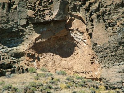 Another View of West Face of Fort Rock, OR